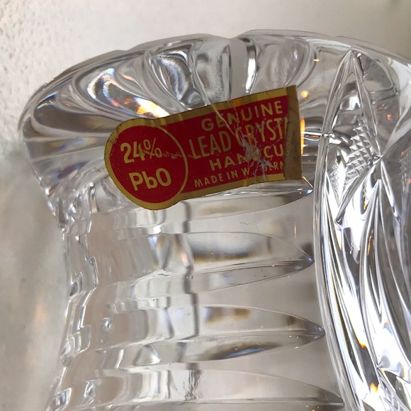 German Lead Crystal Vase - Picture 3 of 12